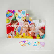 Best Pice sublimation blank jigsaw puzzle-heart shap/square shape